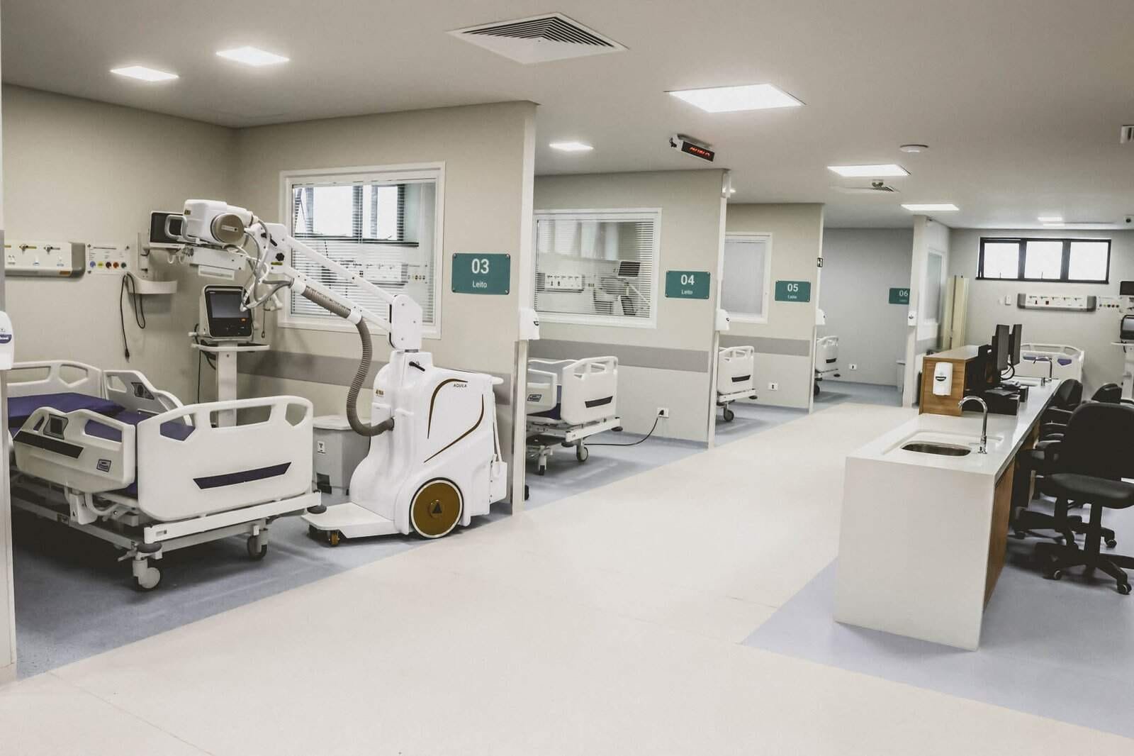 Recepção hospitalar Supramed Saúde